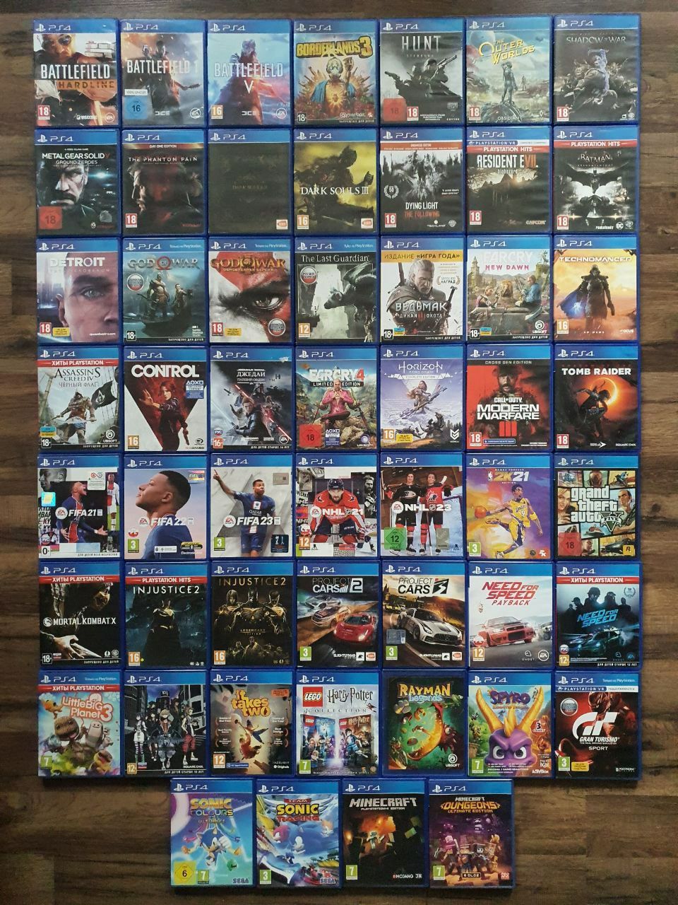 Ігри  та   стілбуки   на  PS4/PS5.       Ціна за комплект