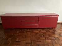 Vendo movel vermelho para TV