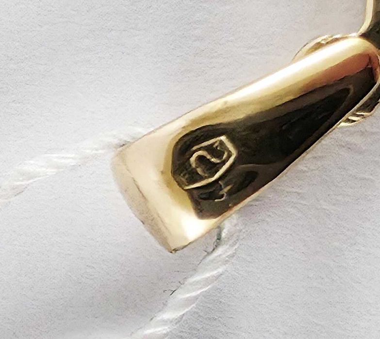 Złota zawieszka - Gwiazda Dawida z 6 brylantami próby 3