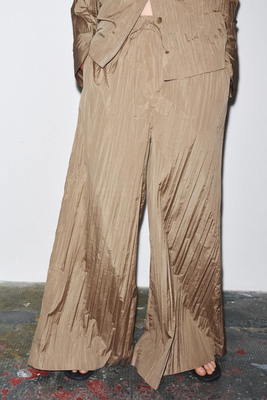 Брюки широкие палаццо штаны zara S, M, L