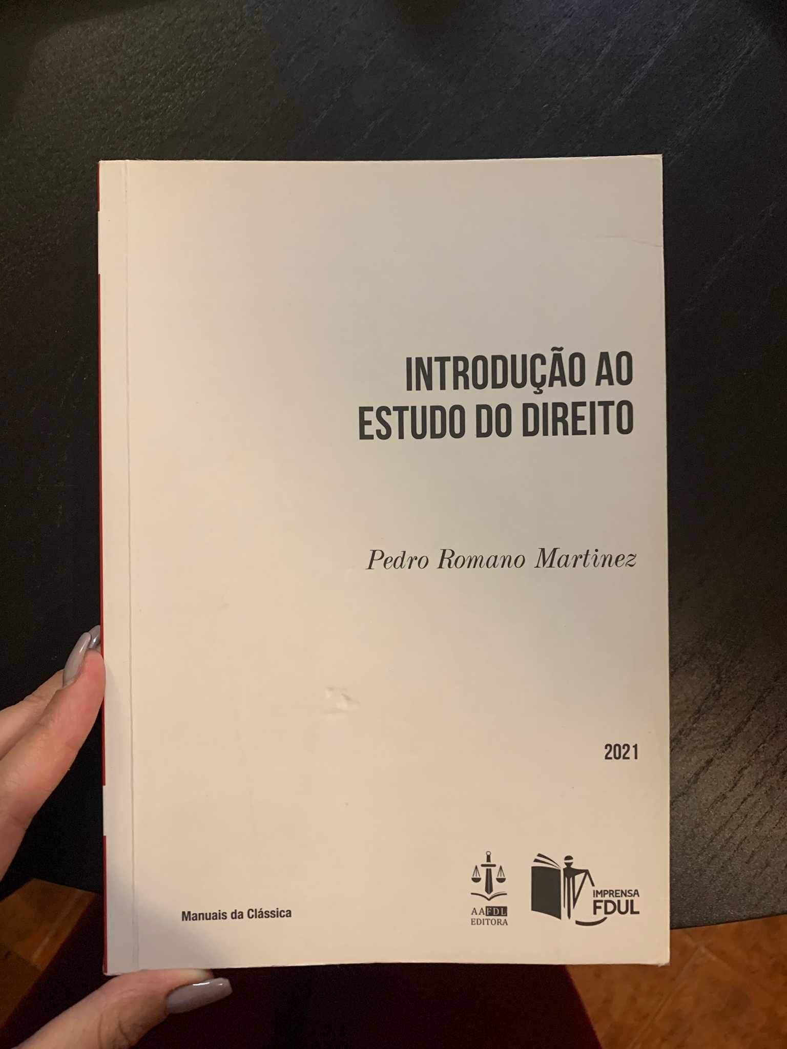 "Introdução ao Estudo do Direito" - Livro de Pedo Martinez - FDUL