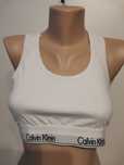 Calvin Klein top sportowy, stanik rozm L, biały, bawełna
