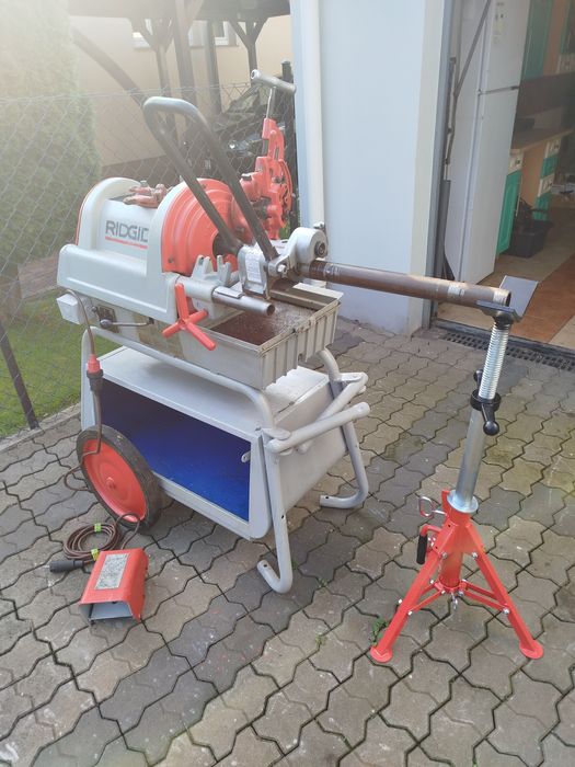 Gwintownica elektryczna Rowkarka  Ridgid 916 Stojak