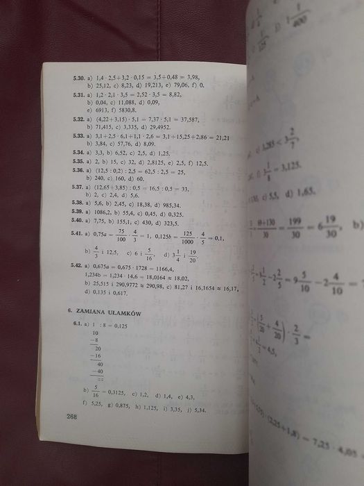 Zbiór zadań z matematyki dla klas V-VI