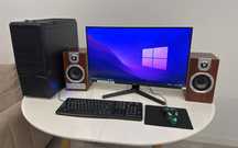 PC i7-4790K, Radeon RX 6600 8GB GDDR6, 32GB RAM, monitor 27", głośniki