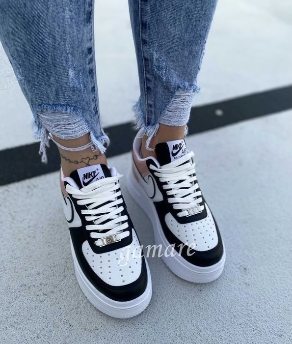 AIR FORCE 1 wysoka podeszwa gruba nike air force 1 PREMIUM damskie