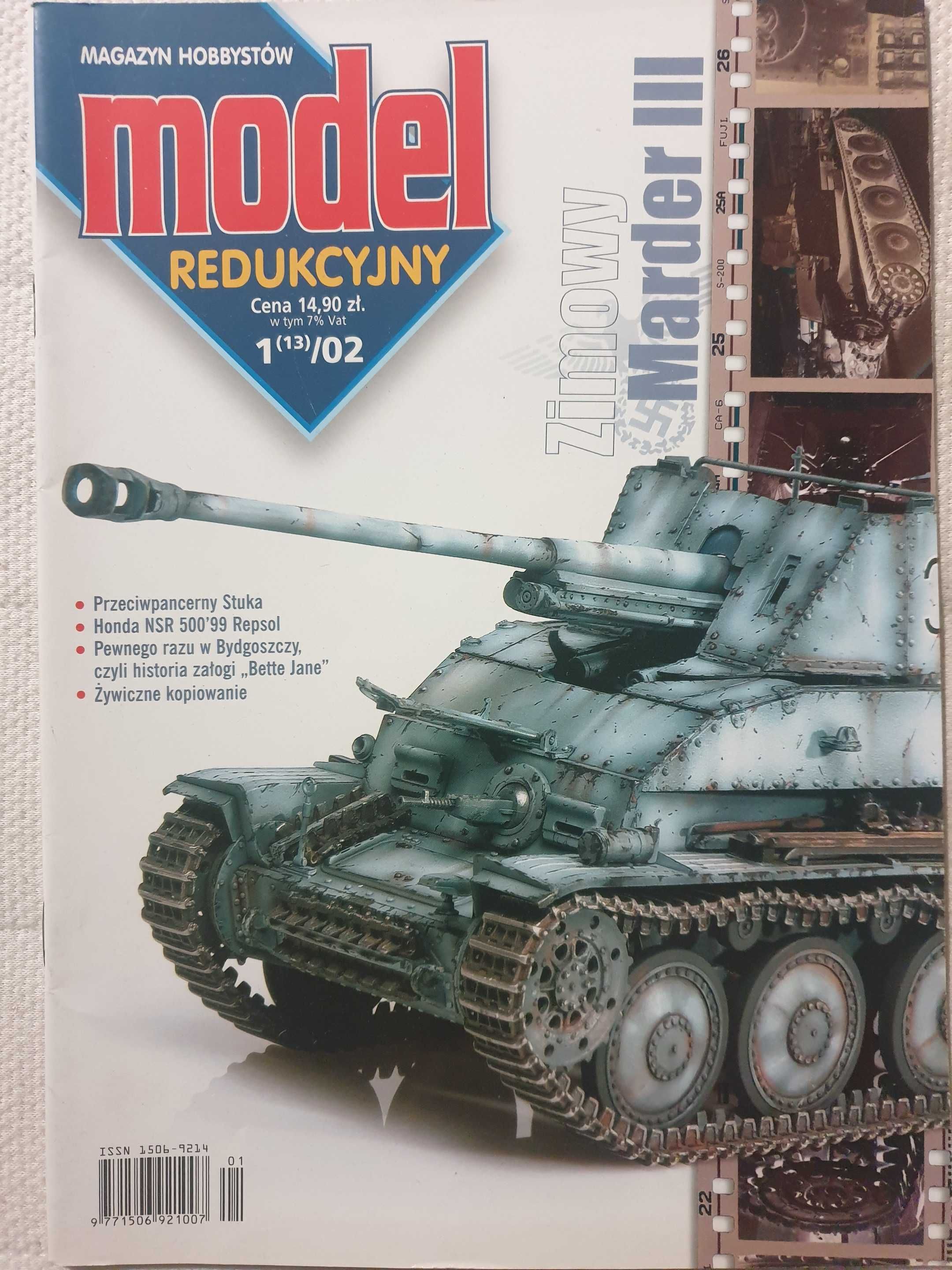 Model redukcujny 1/2002, Marder III, Stuka, Honda NSR 500 Repsol