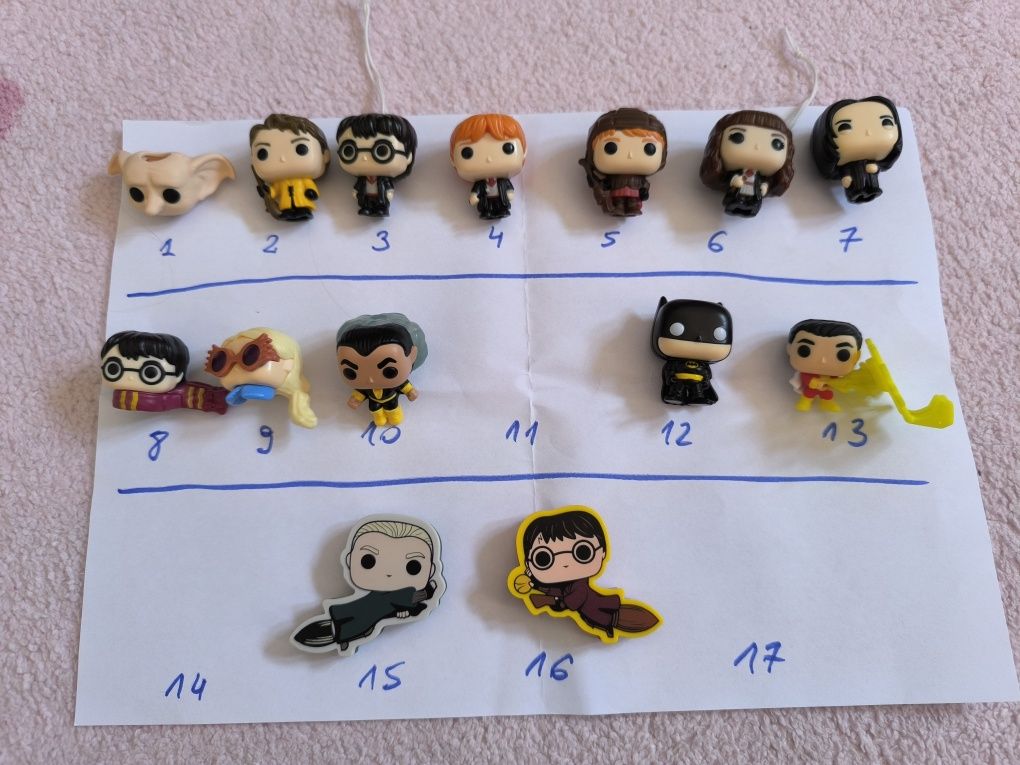 Figurki z jajek Kinder Joy Harry Potter