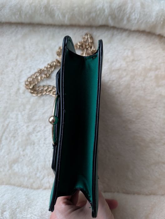 Torebka wizytowa zielona ASOS