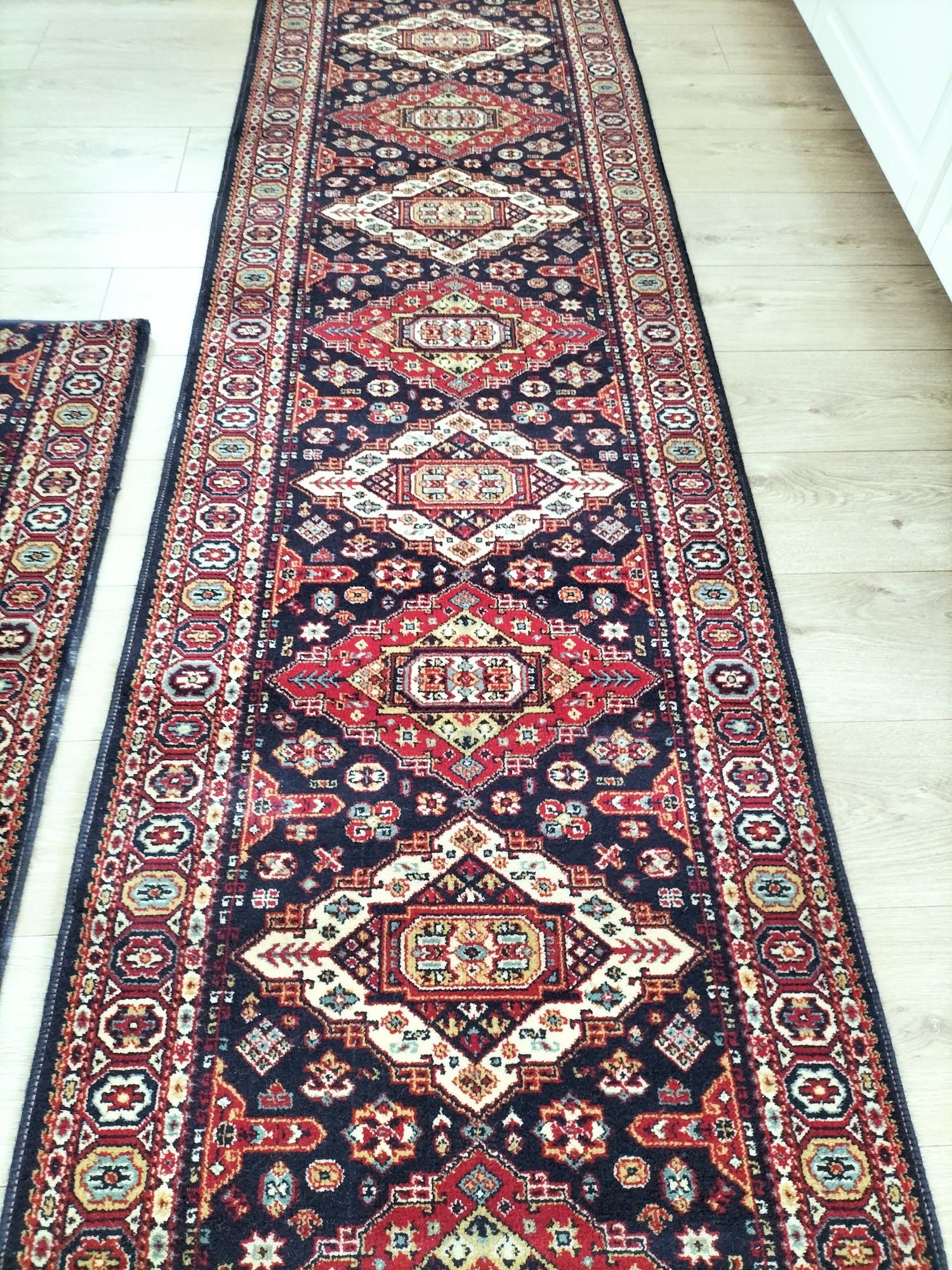 Komplet wełnianych orientalnych dywanów wraz z chodnikiem nr 1161 nr