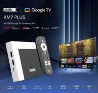Новая настроенная Google TV смарт приставка Mecool KM7 Plus 2/16 Wifi