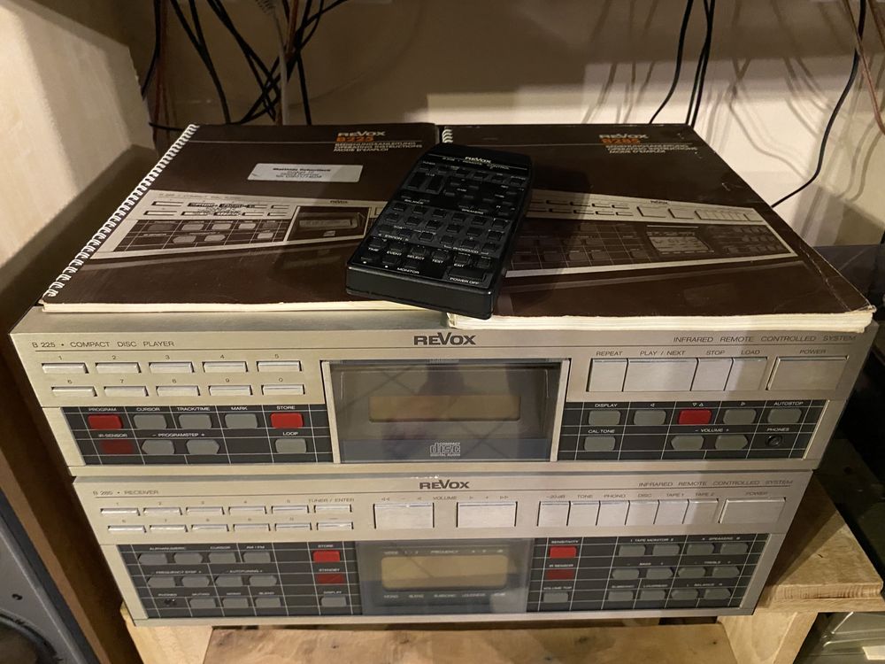 Revox b 225 b 285 cd amplituner zestaw b225 b285