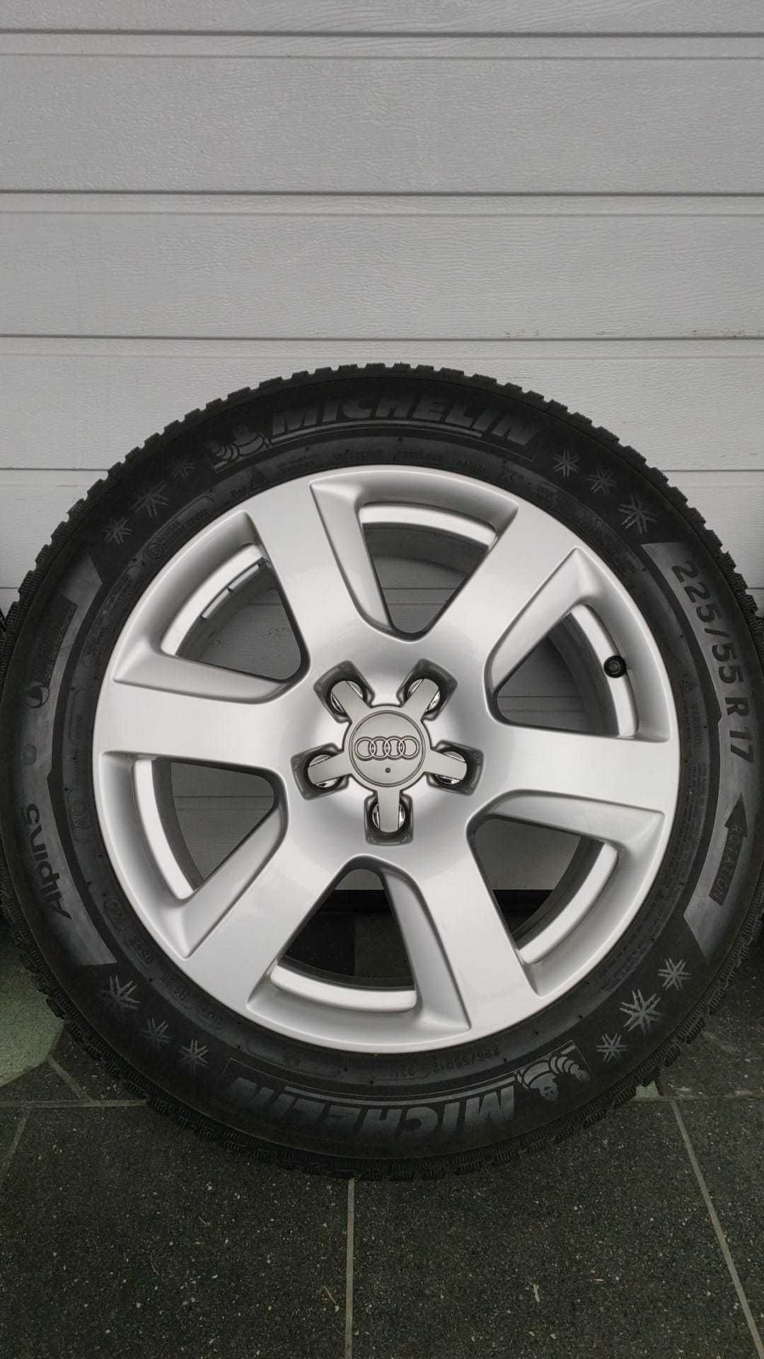 Koła Audi A6 C7 Vw 17'' 5x112 opony zima 225/55/17 Michelin  (OL1524)