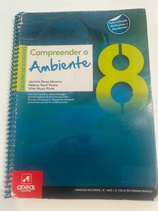 Livro Compreender o Ambiente (CN) 8º