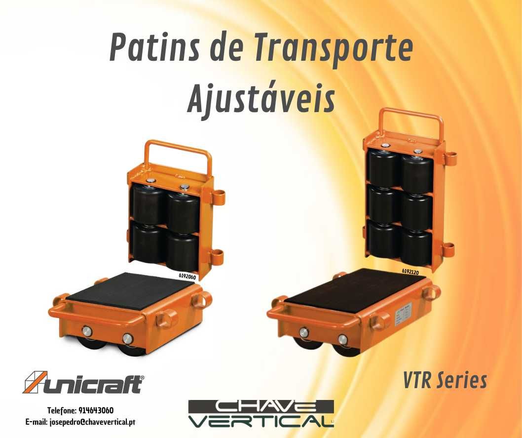 Patins de Transporte Ajustáveis VTR Series UNICRAFT   JR19