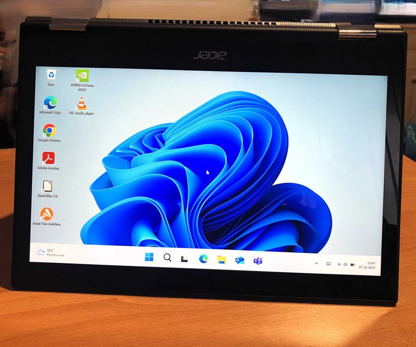 DOTYKOWY Laptop TABLET ACER Intel® Core™ i5-8th 8GB 256GB USB-C™ FHD