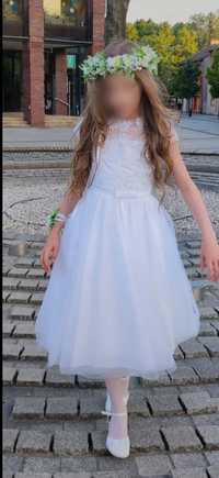 Tiulowa sukienka dla szczupłej dziewczynki
