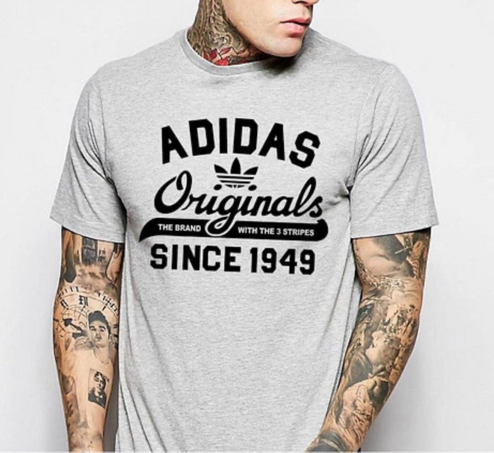 Мужские футболки Adidas Originals черные белые адидас унисекс шорты