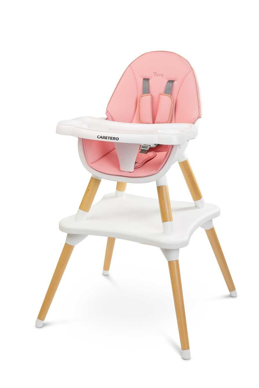 TUVA pink 2w1 krzesełko dziecięce + stolik lub wysokie do karmienia