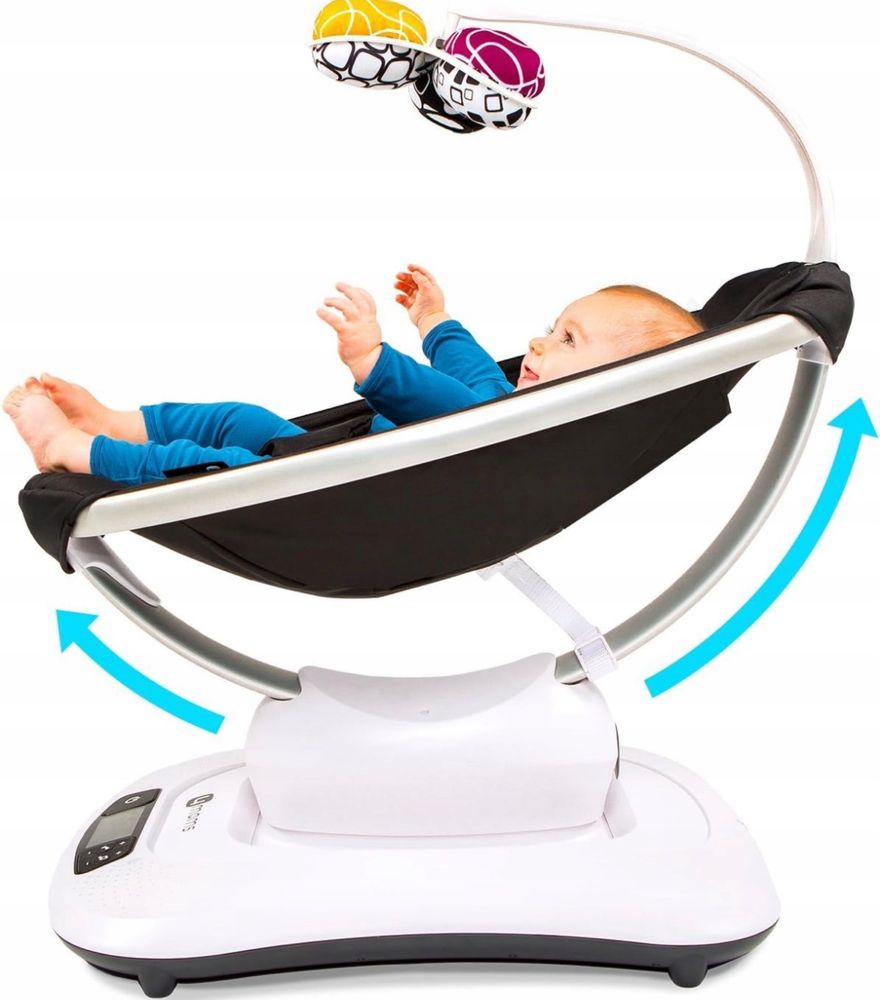 4moms mamaRoo 4.0 Bujaczek Leżaczek Classic Black