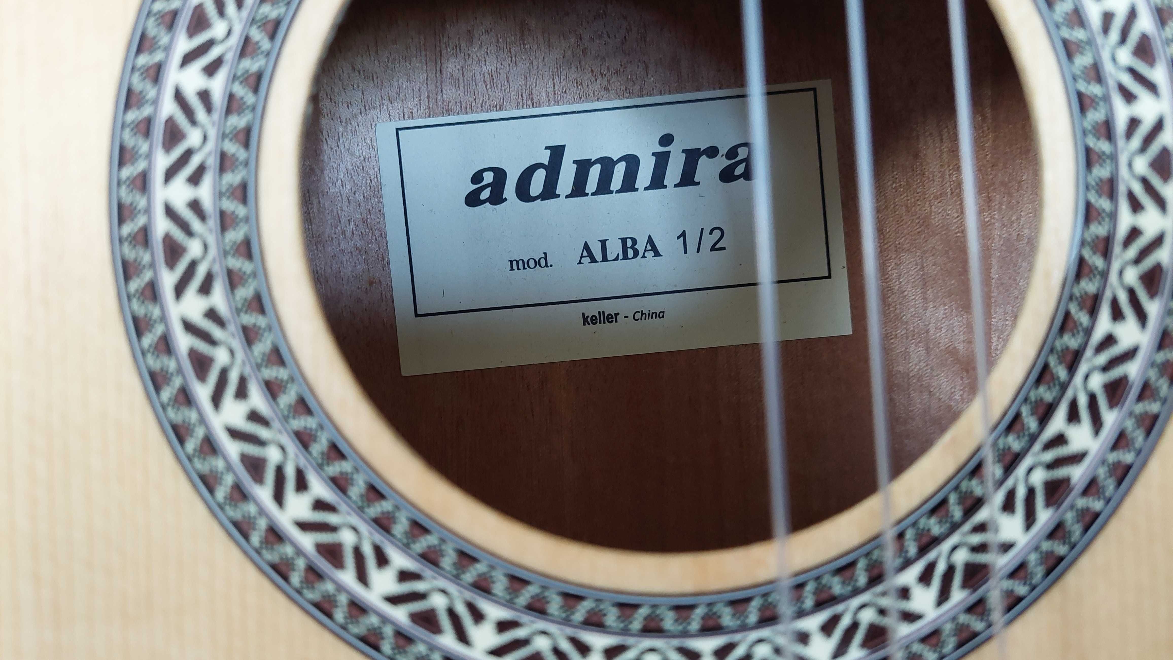 Gitara klasyczna Admira model ALBA 1/2 + pokrowiec gratis
