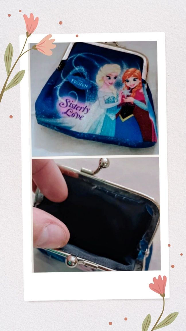 Portmonetka czapeczka saszetka Disney Frozen