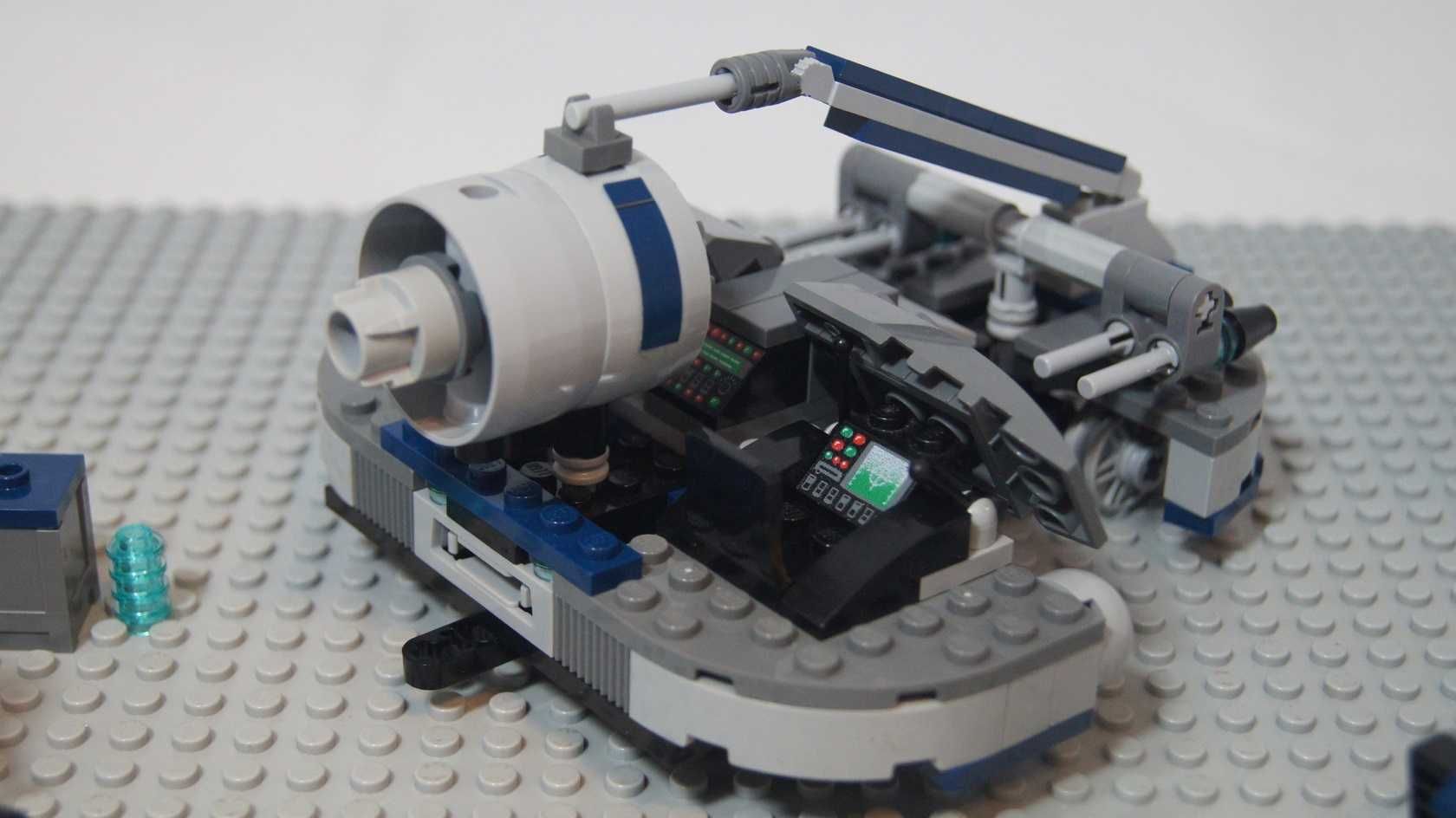 Lego 501 clone Swamp Speeder figurki 501 legion kg działo speeder 8091