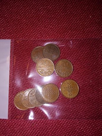 10 moedas de 20 centavos - Bronze