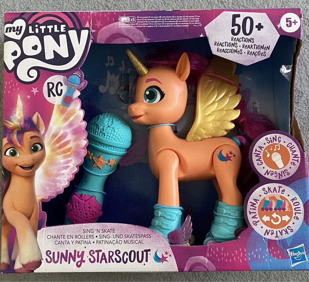 My Little Pony śpiewająca Sunny na rolkach