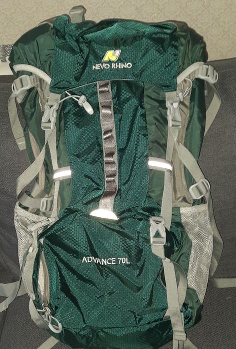 Рюкзак каркасный/туристический/кемпинговый /горный/Nevo Rhino 70 L