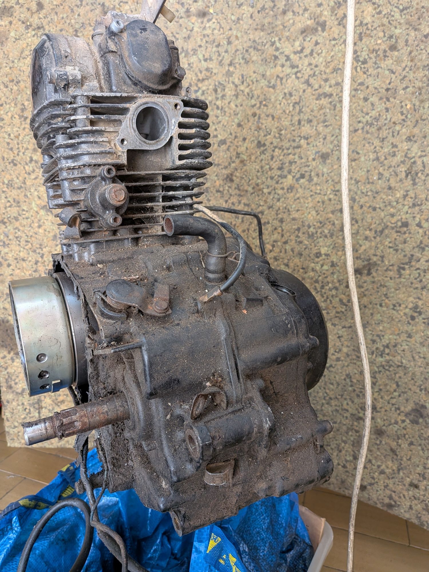 Reservado Yamaha tw 125 motor e parte elétrica
