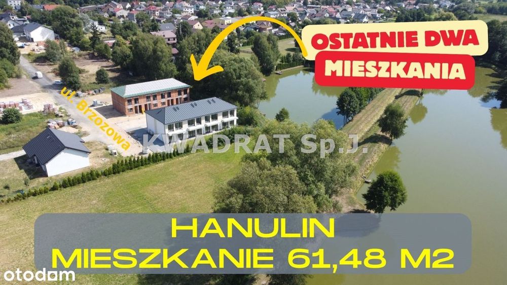 Nowoczesne, przestronne mieszkania o pow. 61,48 m2