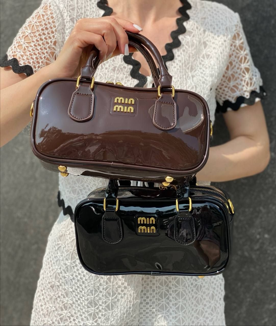 Сумка лакована MiuMiu 4 кольори