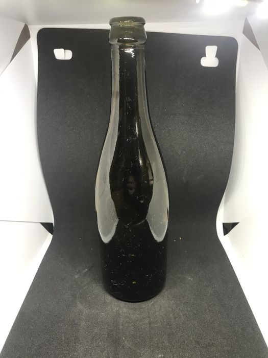 Garrafa antiga pirogravada