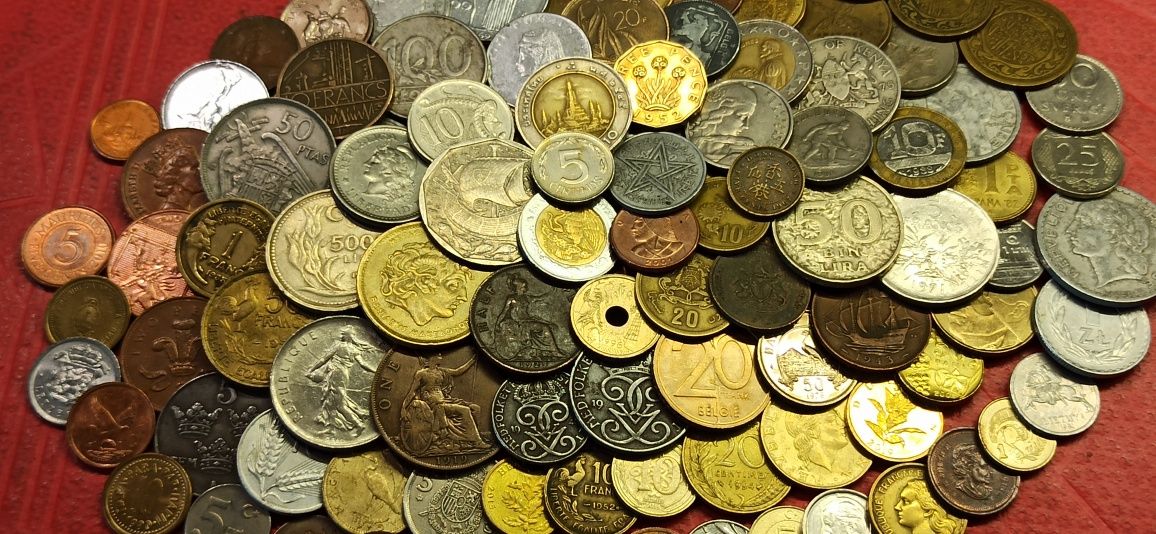 Набор монет зі всього світу, 170шт
