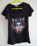 Kenzo czarna koszulka t-shirt s36