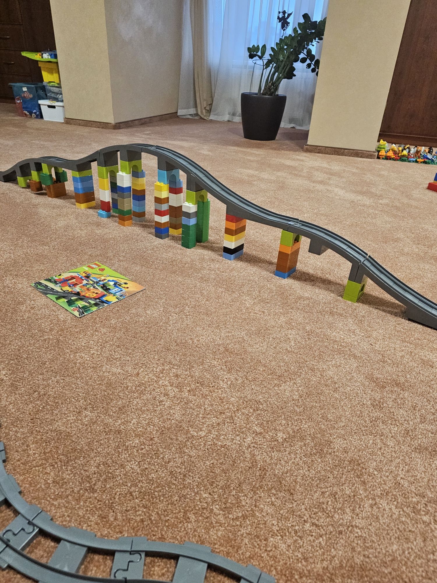 Lego Duplo 2 потяга подвійні рейки  лего дупло пакет