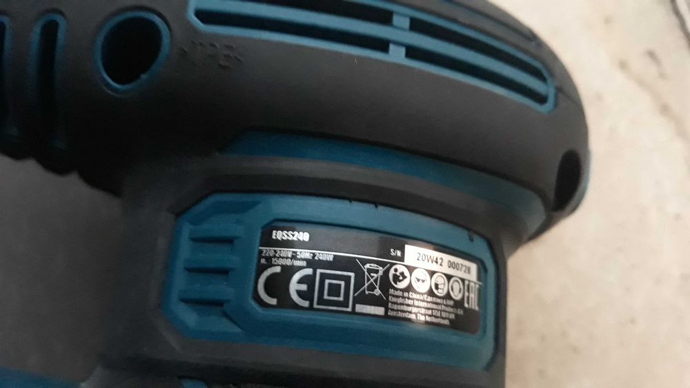 Szlifierka oscylacyjna Erbauer eqss240 z torbą i akcesoriami 240 Wat