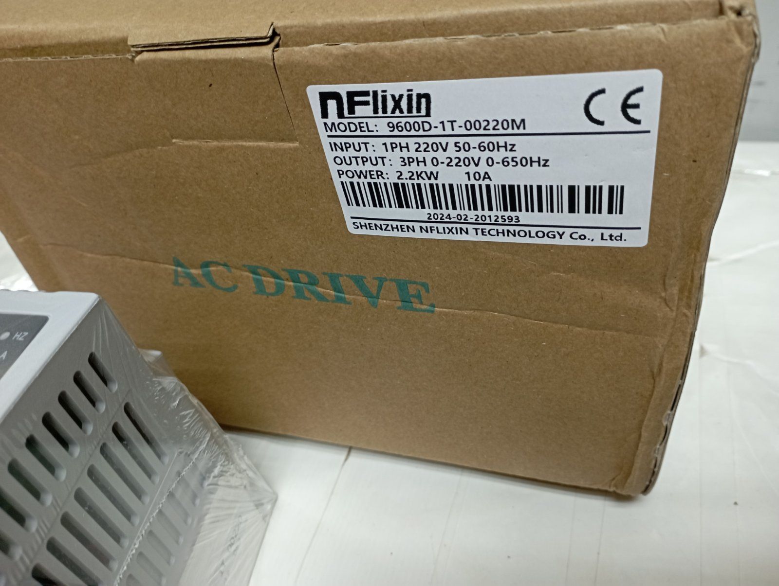 Частотний перетворювач 9600D-1T частотник 2.2 кВа 2200 w ватт 220в
