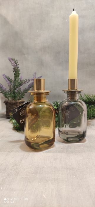 Elegancki świecznik na świecę stołową