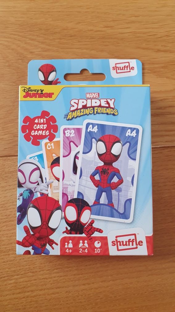Shuffle / Marvel- nowe karty Spidey / Disney Junior