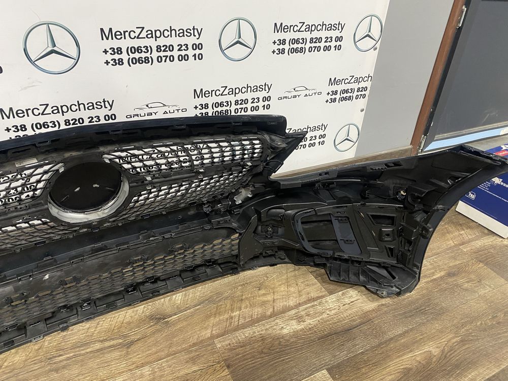 Mercedes w 205 рестайлінг c-клас бампер передній amg