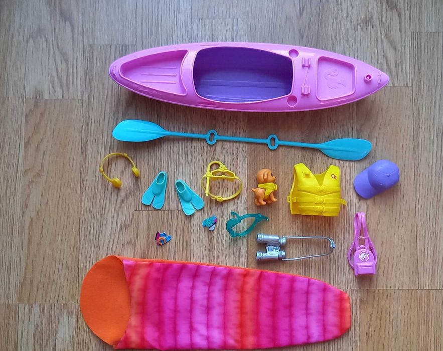 Zestaw biwakowy Mattel dla lalki Barbie