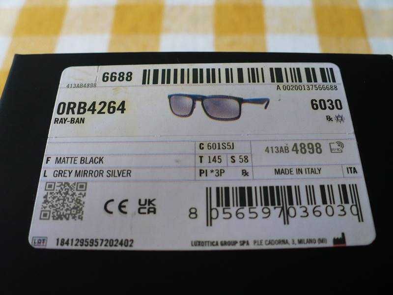 Okulary Ray Ban RB4264, 601S5J 58 Rozmiar L z Polaryzacją, Wysyłka