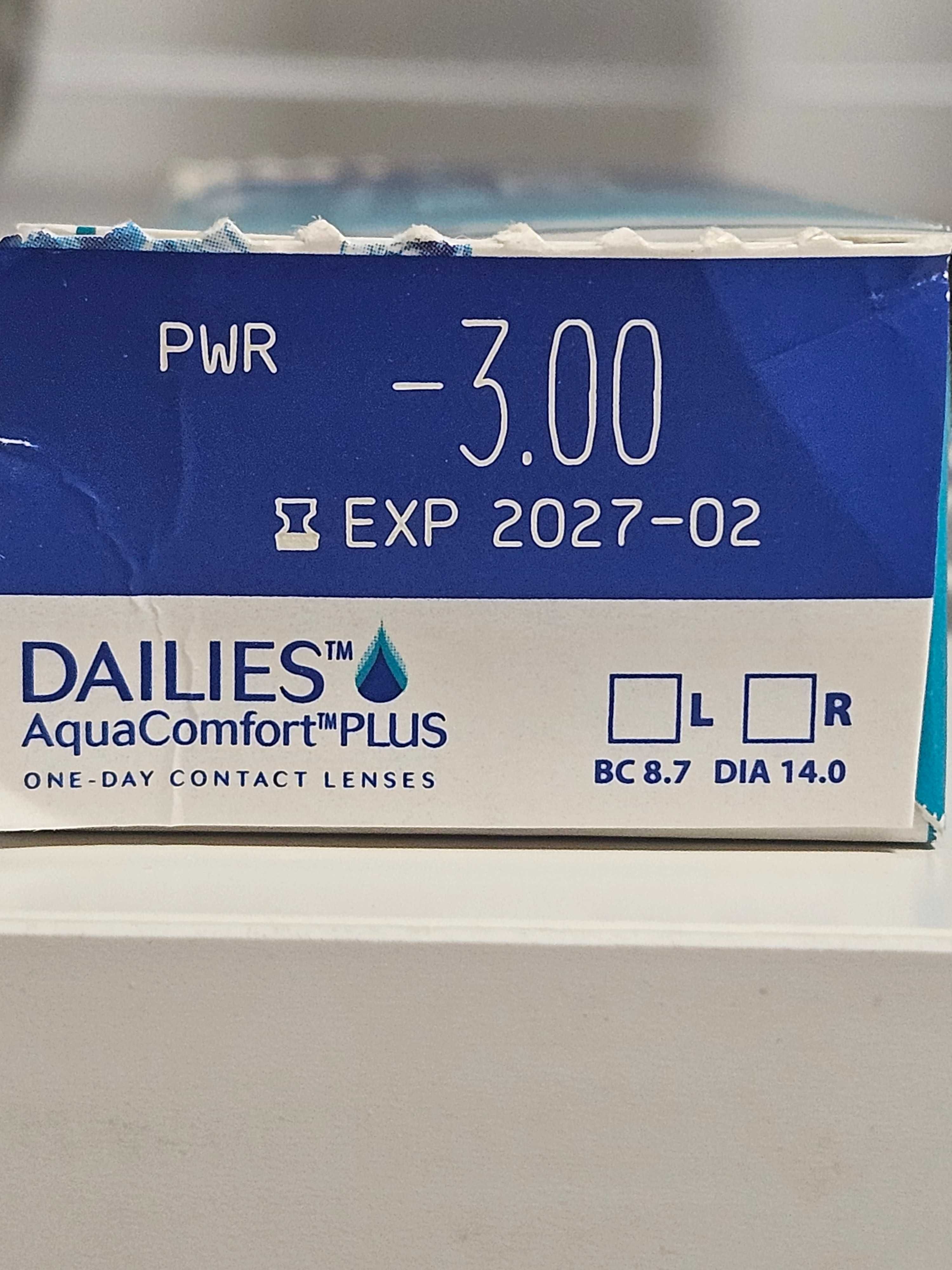 Dailies soczewki jednodniowe -3.00