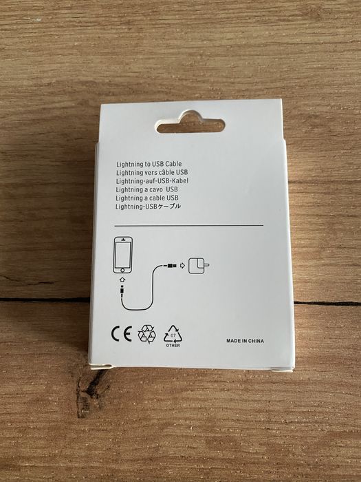 Nowy kabel do iphone USB A do lightning 1 metr z pudełkiem
