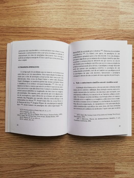 Livro Um Discurso sobre as Ciências – Boaventura de Sousa Santos