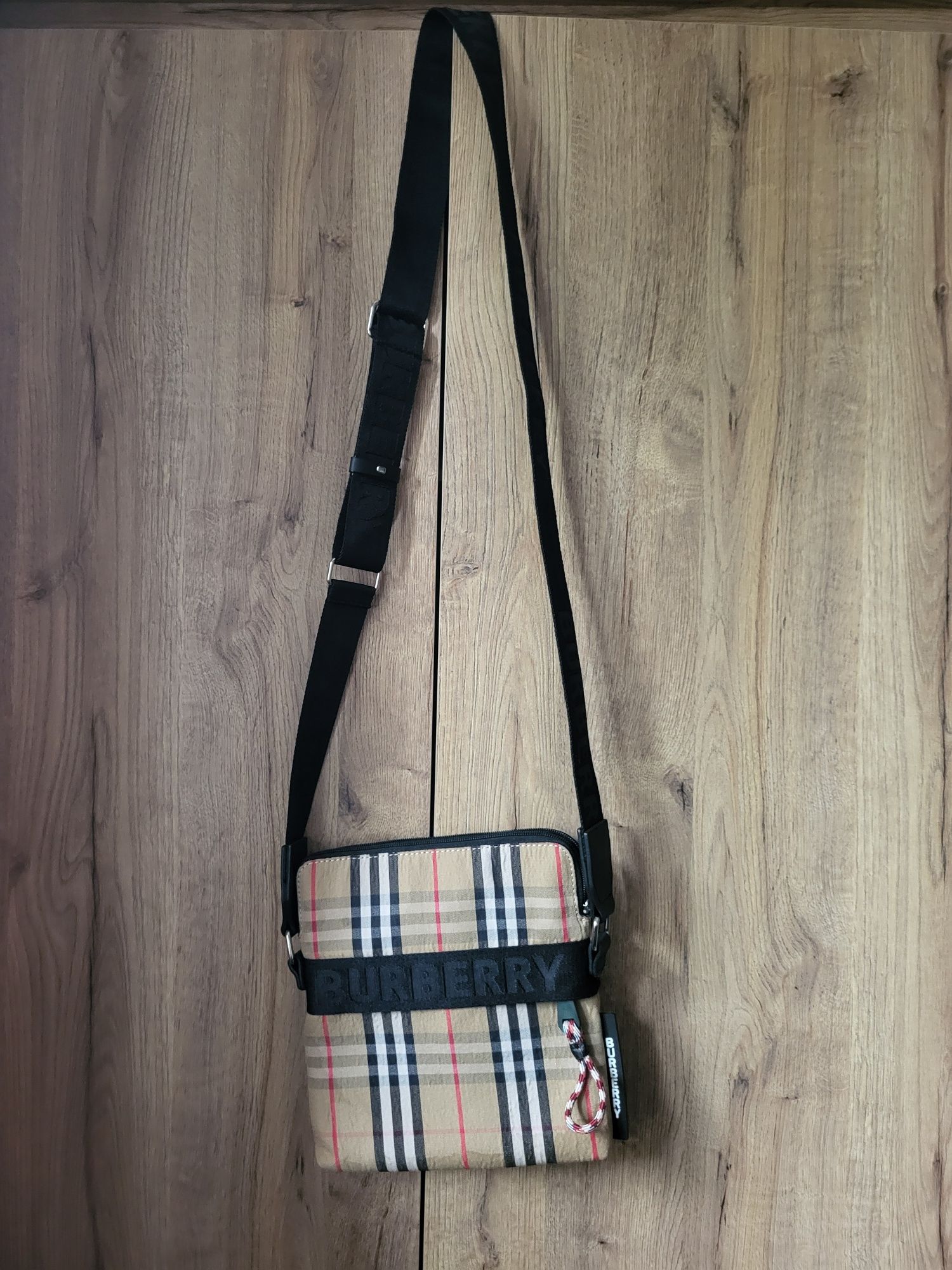 Torebka na ramię wzór Burberry unisex
