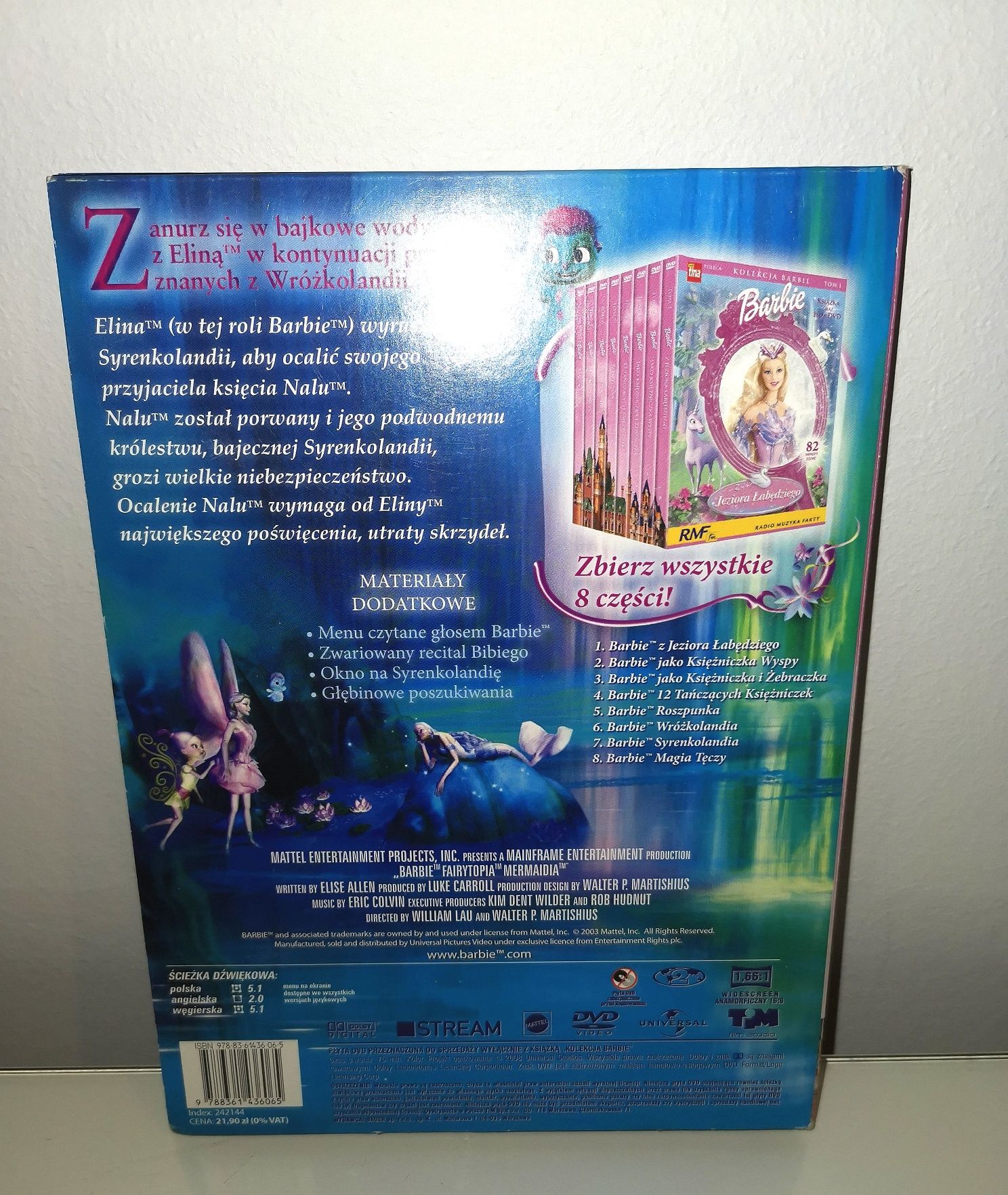 Bajka na CD Wróżkolandia Barbie Mermaidia Syrenkolandia