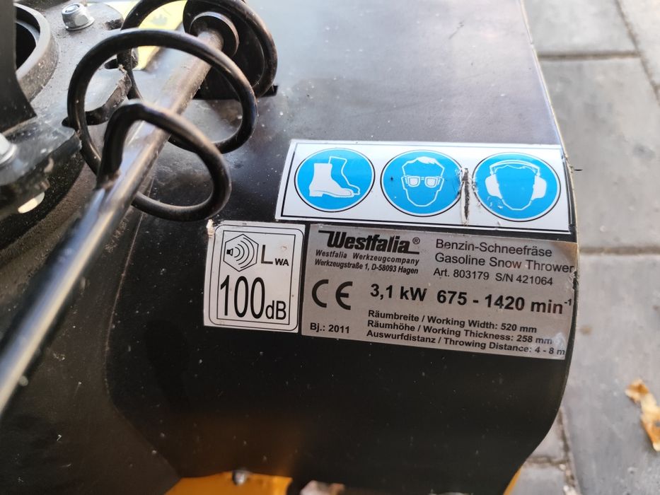 Odśnieżarka jak nowa